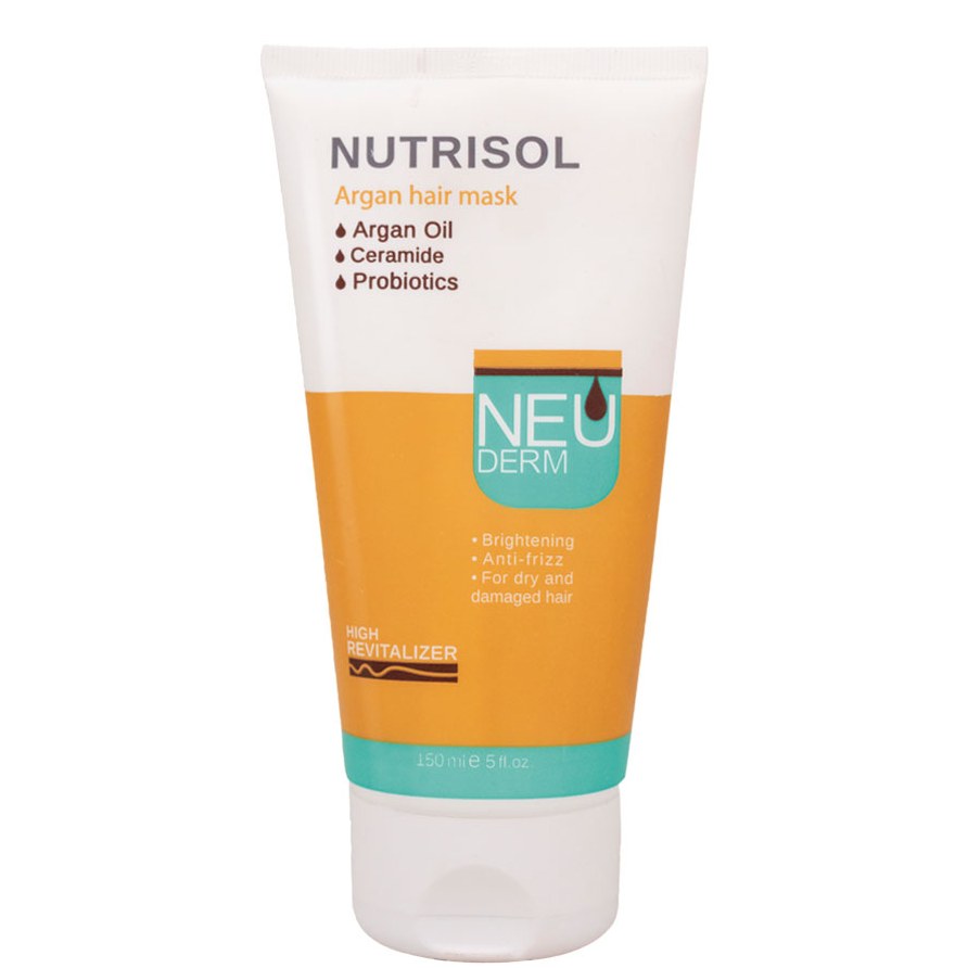  ماسک مو نئودرم حاوی روغن آرگان مناسب مو خشک و آسیب دیده 