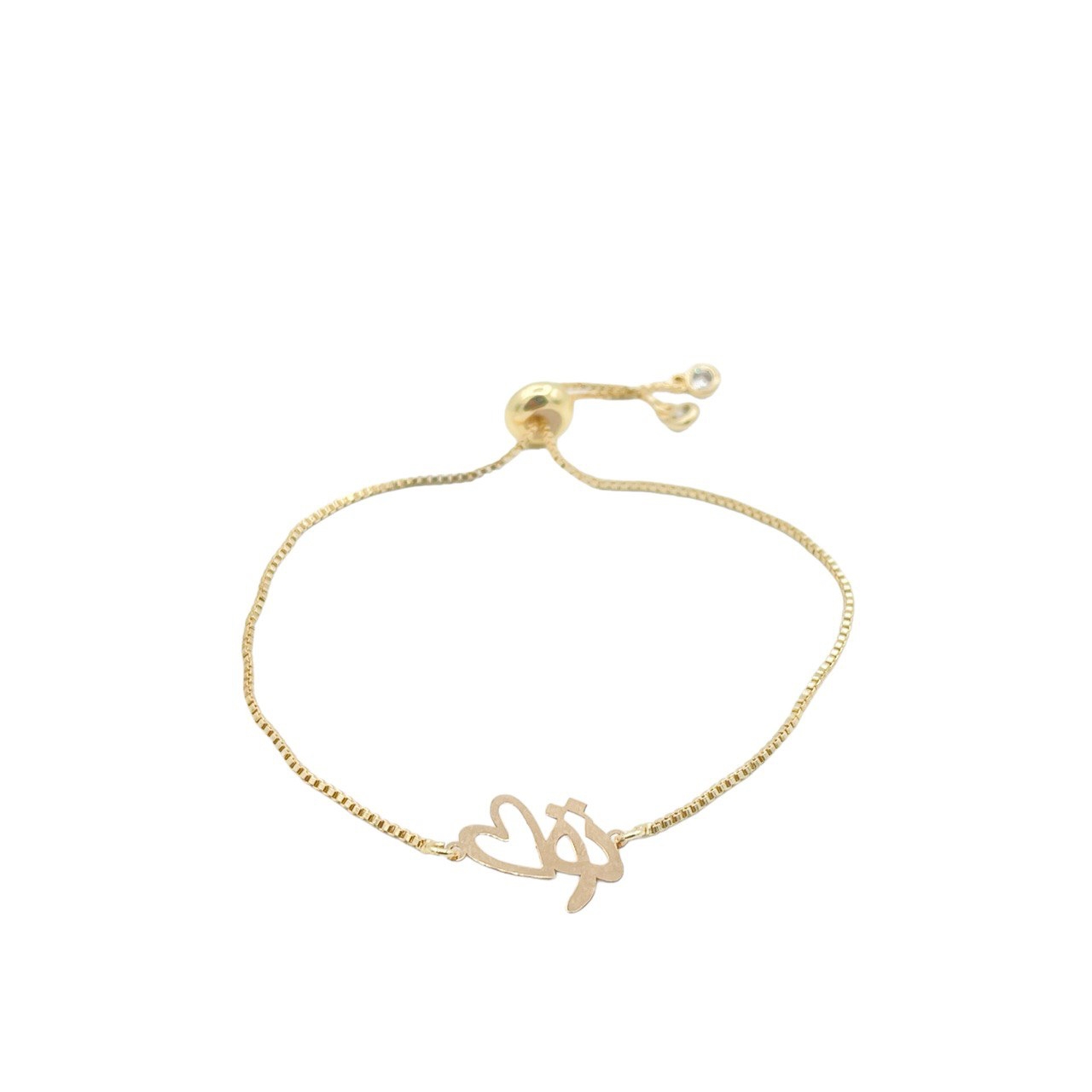 دستبند طلای 18 عیار بند زنجیری کدDP120