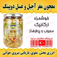 معجون مغز آجیل و عسل دوپینگ 720 گرمی  اصل تاریخ مصرف بالا