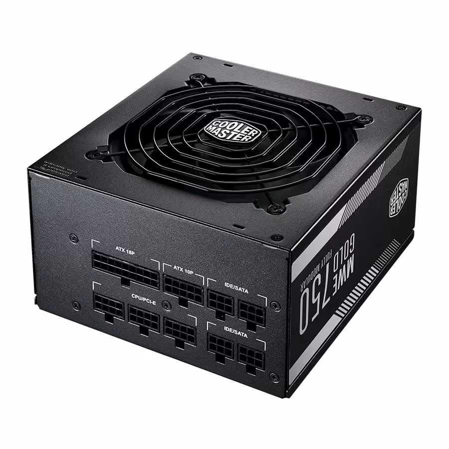 قیمت و خرید پاور کامپیوتر 750 وات تمام ماژولار کولرمستر مدل MWE Gold 750 | یاس ارتباط