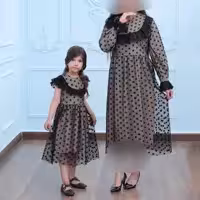 پیراهن ست مادردختری شیک و زیبا