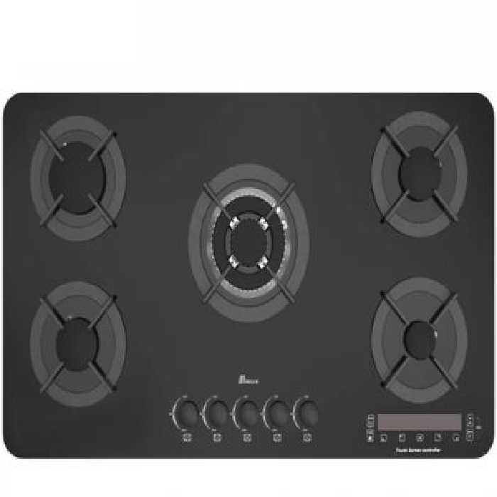 گاز صفحه ای 5091T مشکی تایمر دار بیمکث