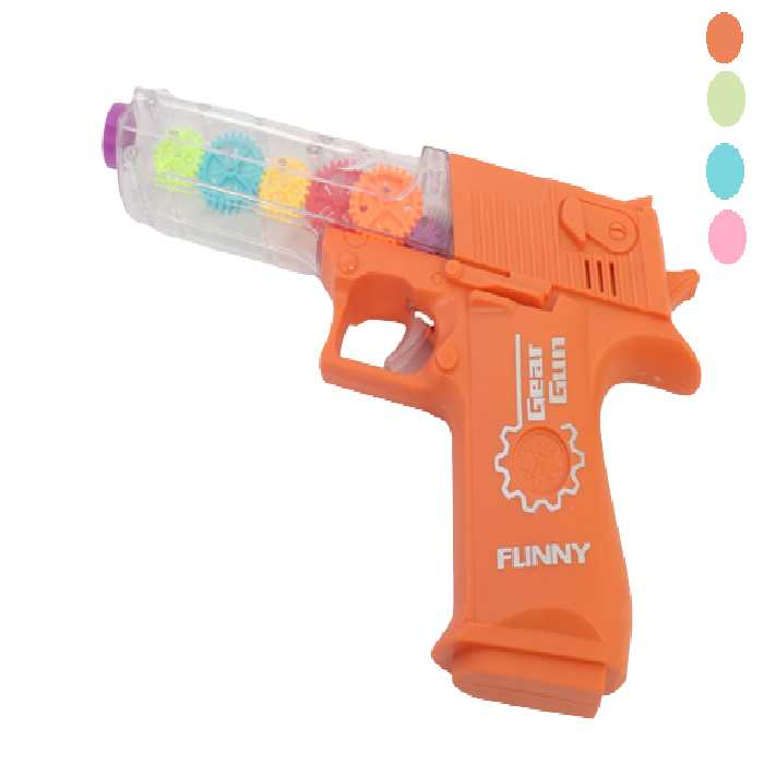 تفنگ موزیکال و چرخ دنده ای