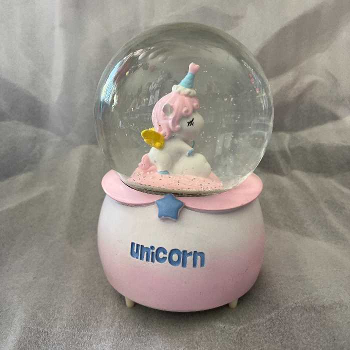 گوی موزیکال دخترانه یونیکورن اسب تک شاخ کوکی بزرگ