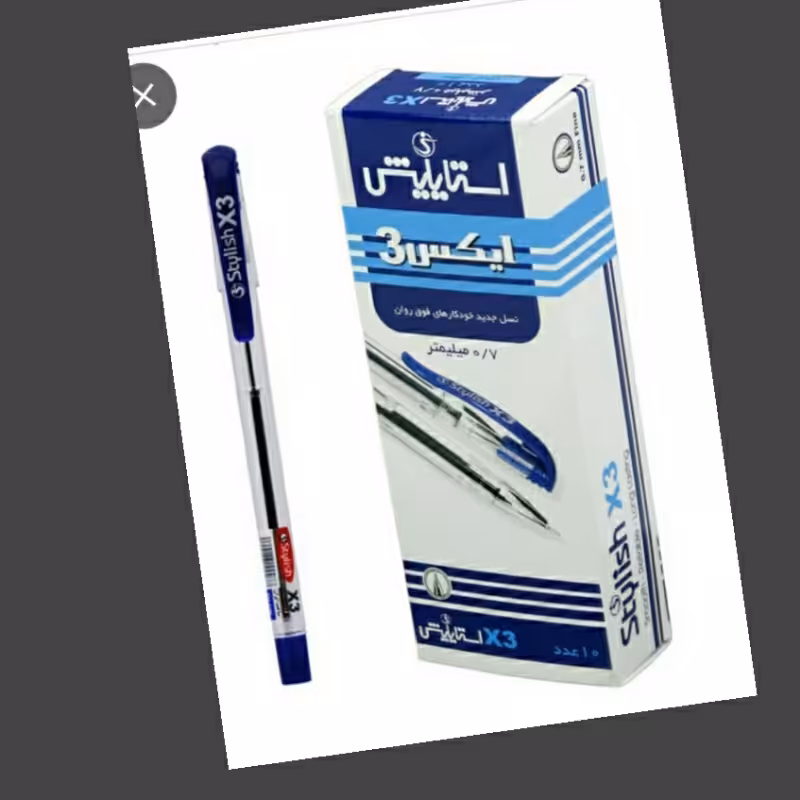 خودکار  استایلیش آبی 10 عددی نوک تیز