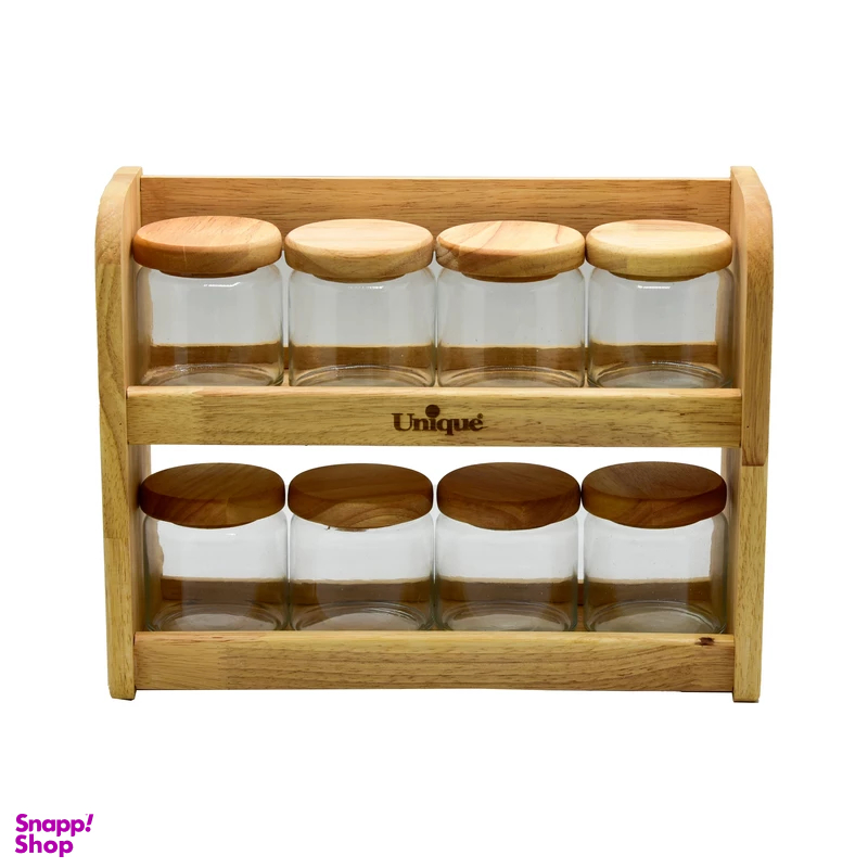 ست پاسماوری 9 پارچه یونیک مدل درب چوبی کد 6132