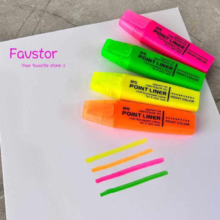 هایلایتر نئونی M&G کد AHM21576