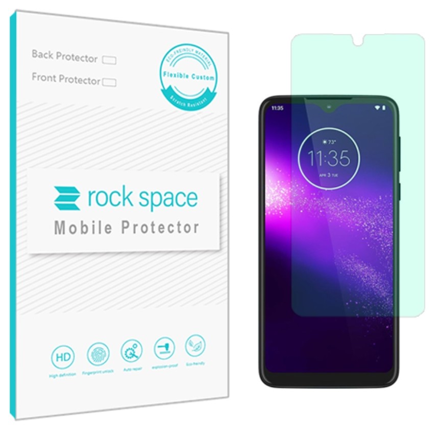 گلس موتورولا One Macro  مدل نانو هیدروژل گرین لایت برند راک اسپیس 