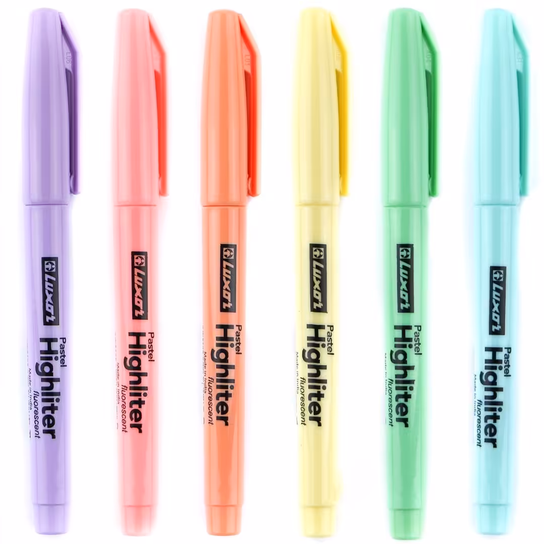 هایلایتر (ماژیک علامت زن) لاکسر قلمی رنگ پاستلی