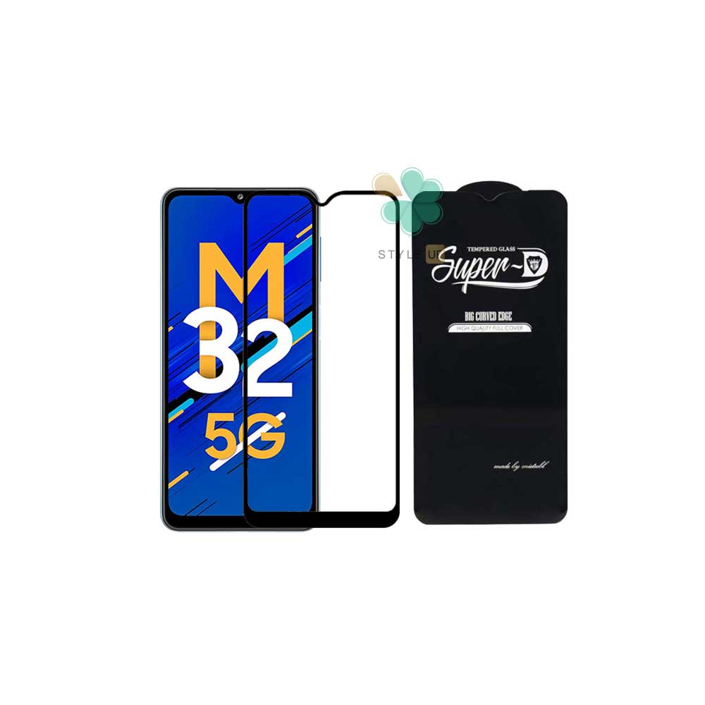 گلس گوشی سامسونگ Samsung Galaxy M32 5G تمام صفحه Super D