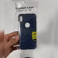 قاب آیفون X و Xs چرمی سرمه ای santa barbara