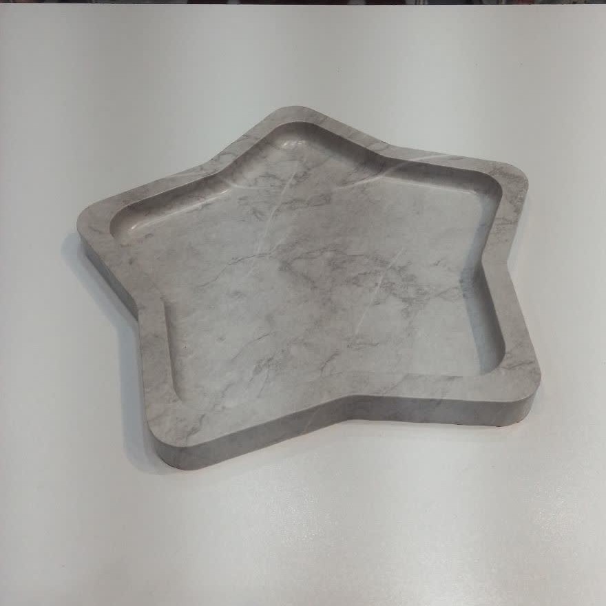 ظرف ستاره چوبی روکش وکیوم مناسب تنقلات 