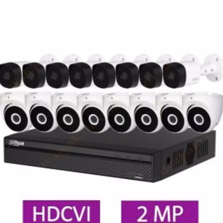 پک 16کانال دوربین مداربسته داهوا  مدل کرتک hd فلزی