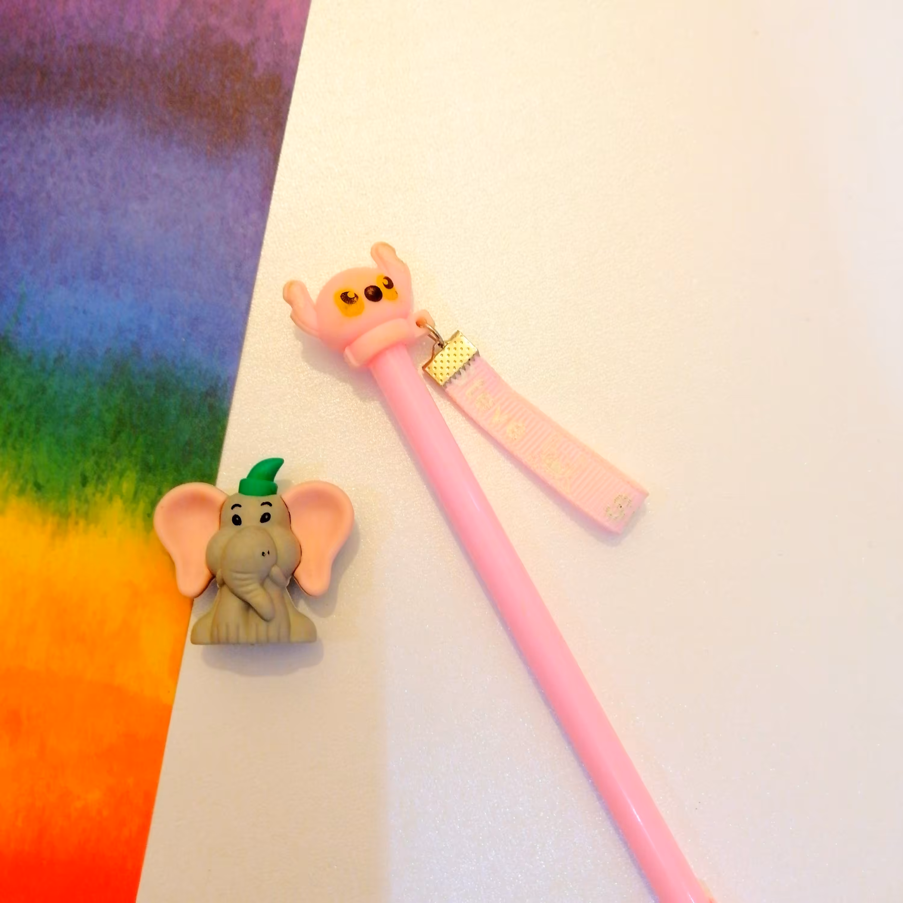 خودکار مدل فانتزی فیل به همراه پاک کن