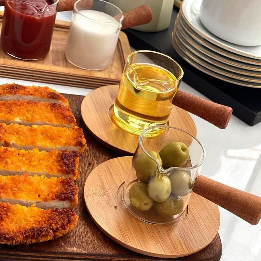 سس خوری دسته چوبی