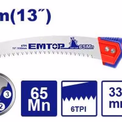 اره درخت بر دستی 33 سانتی متر ایمتاپ emtop مدل EHASP3301