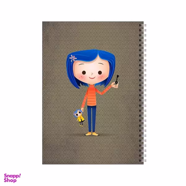 دفتر مشق 80 برگ بامبیلیپ طرح انیمیشن کورالین کد 5297187