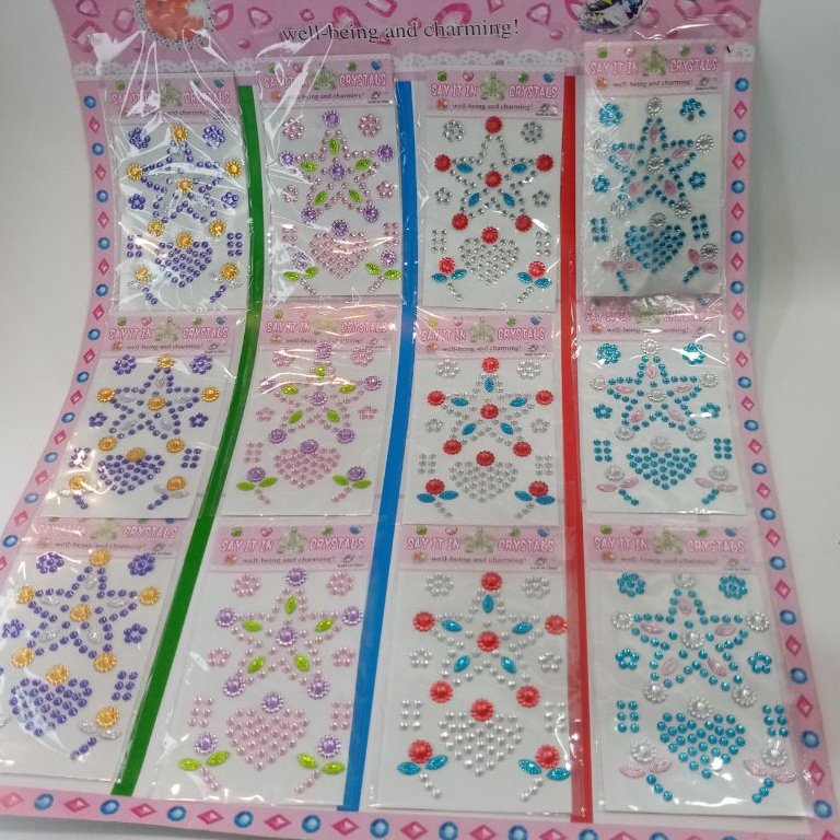 برچسب گوشی موبایل لپ تاب دفتر و لوازم برجسته نگینی تزئینی نگین تزیین