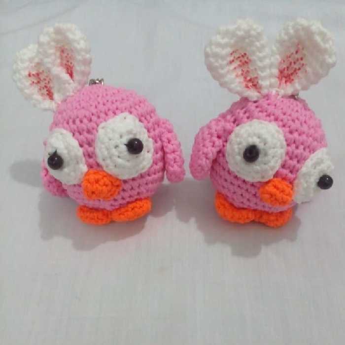 جاکلیدی مدل جغد در رنگ صورتی با بافت عالی و کاموایی با کیفیت قابل شست وشو و هم چنین هدیه به کوچولوها