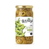 زیتون شور اسلایس شیشه 470گرم ارگانو