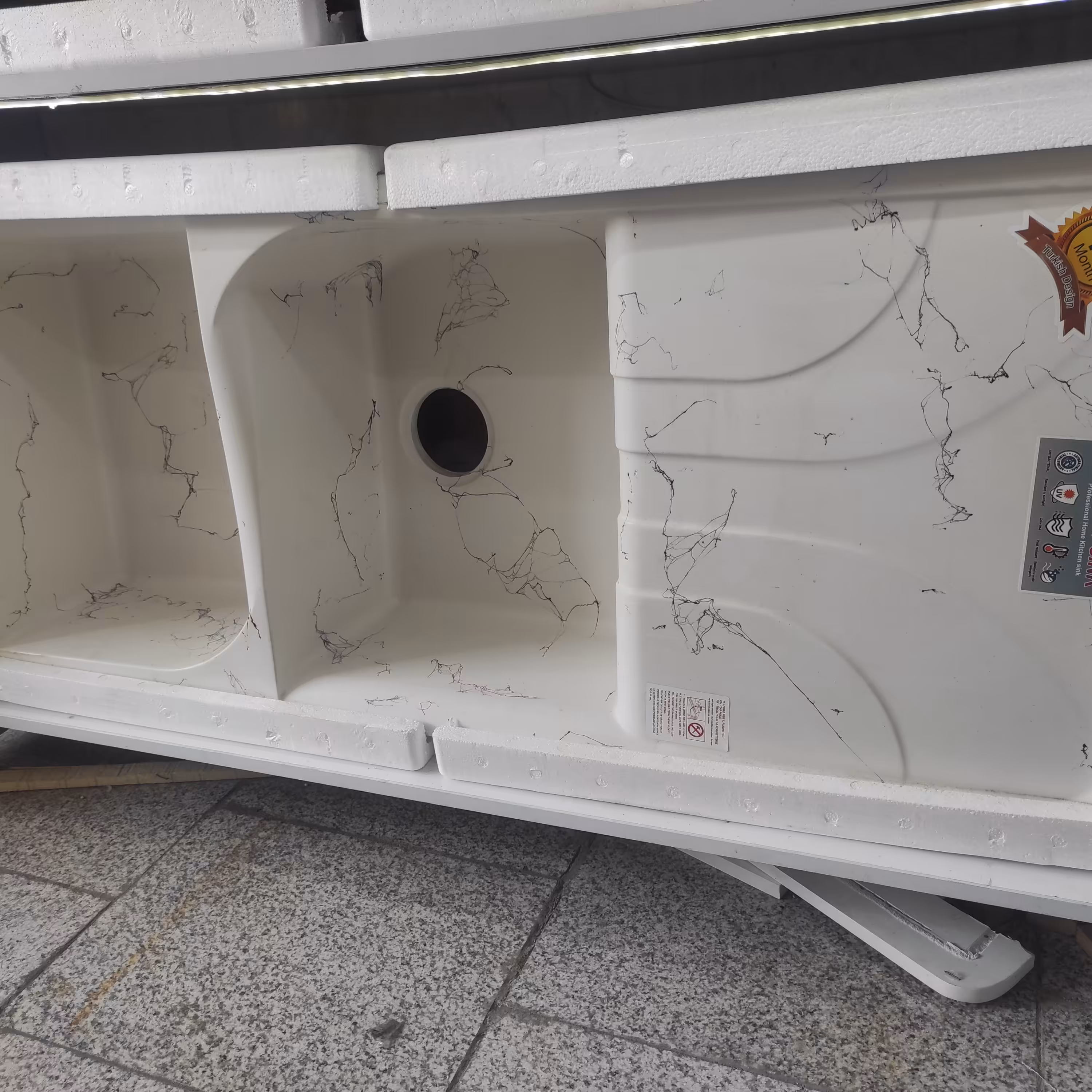 سینک گرانیتی طرح سنگ