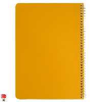 دفتر نقاشی 80 برگ سیمی جلد طلقی رنگی آتی نارنجی