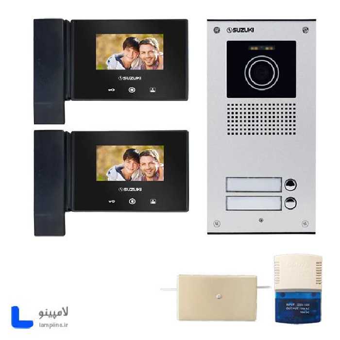 بسته کامل آیفون تصویری سوزوکی 2 واحدی مدل MBI-416