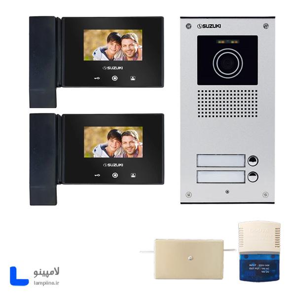 بسته کامل آیفون تصویری سوزوکی 2 واحدی مدل MBI-416
