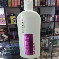 شامپو بدون سولفات کریستال حجم دهنده مناسب موهای نازک و ضعیف مدل hair care line حجم 400 میلی لیتر