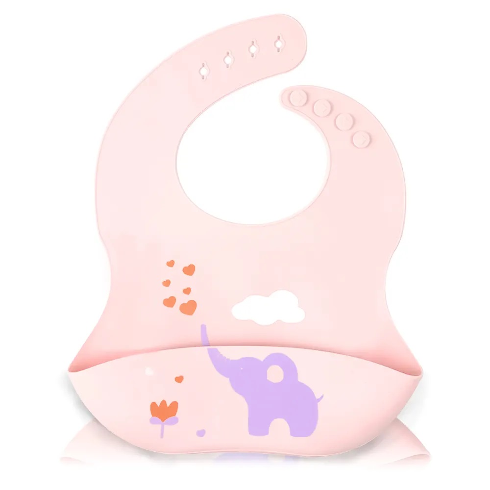 پیشبند طرحدار سیلیکونی بالای 6ماه - فیل