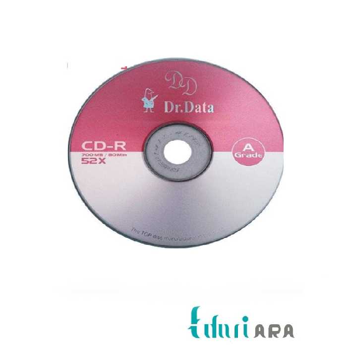سی دی خام دکتر دیتا مدل CD-R پک 50 عددی