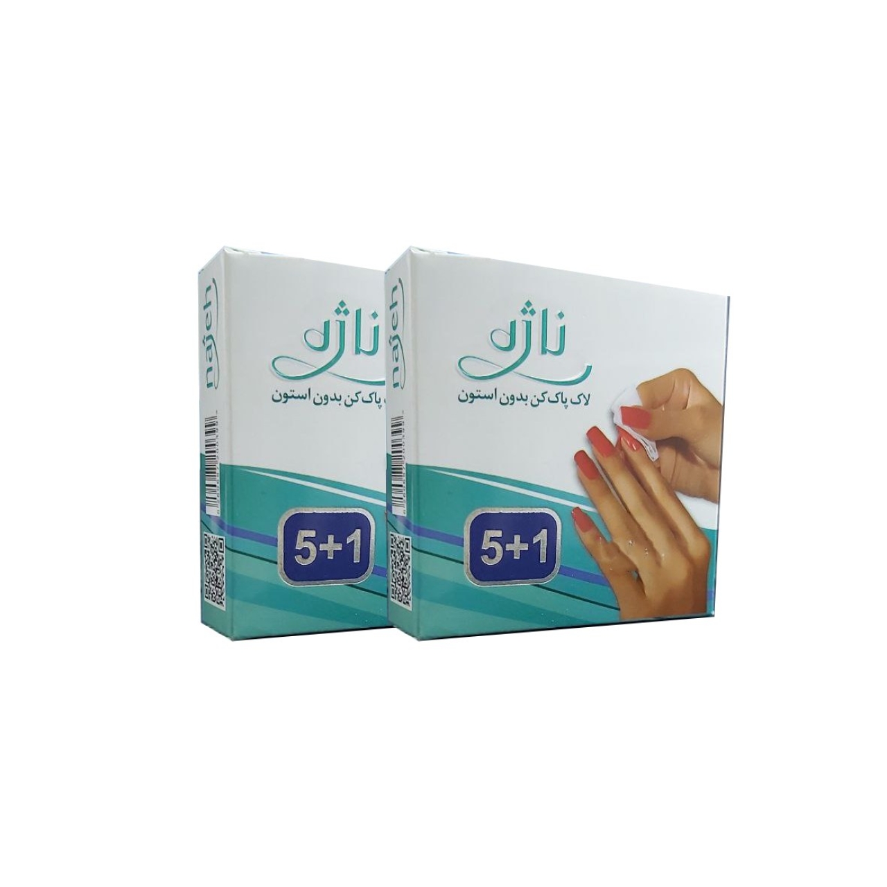 پد لاک پاک کن ناژه بسته 6 عددی مجوعه 2 عددی