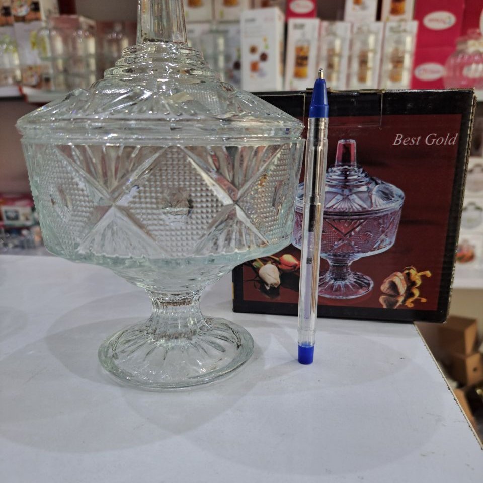 شکلات خوری خارجی جنس بلور جنس کوالیتی بالا با طرح و نقش زیبا