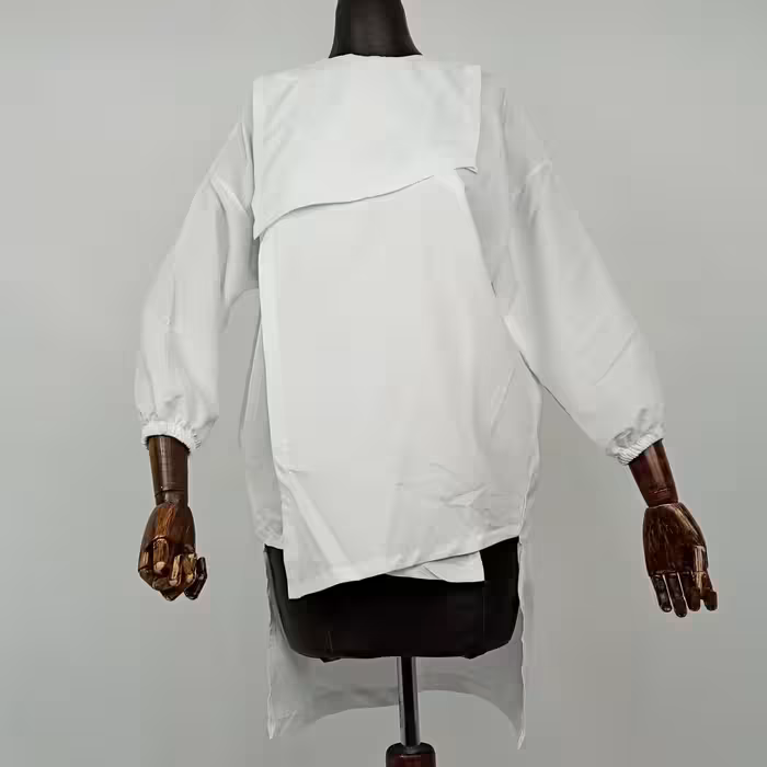 شومیز مدل چپو راستی آستین کشی کد H5015 