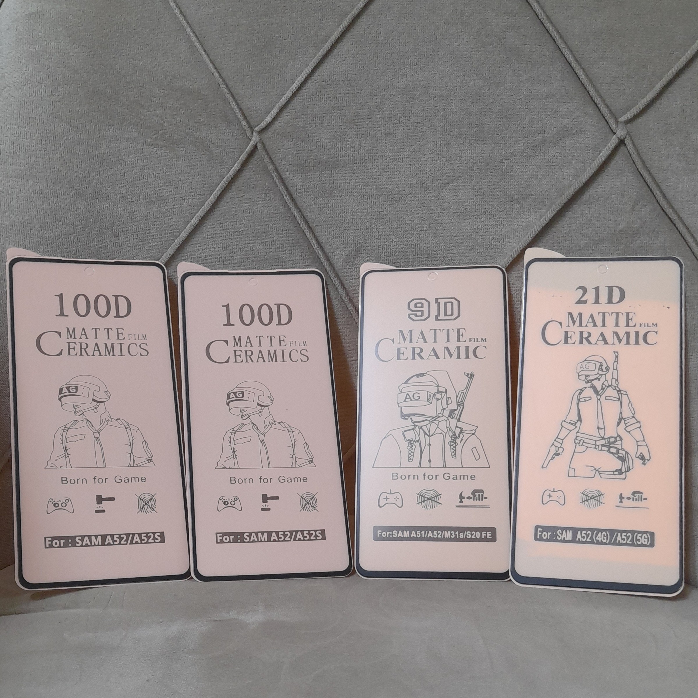 گلس مات سرامیکی سامسونگ samsung A51 - A52 - A52S - S20FE خشگیر نوت ده xiaomi note 10 - note 11 محافظ صفحه نمایش a51 a52s