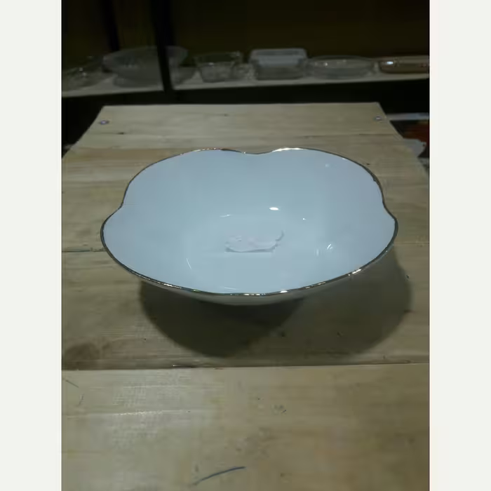 کاسه  6 پارچ   سایز 16 سانت چهارگوش چینی پردیس   جهت سرو ماست  و غیره    قابل استفاده در فر و ماکروویو