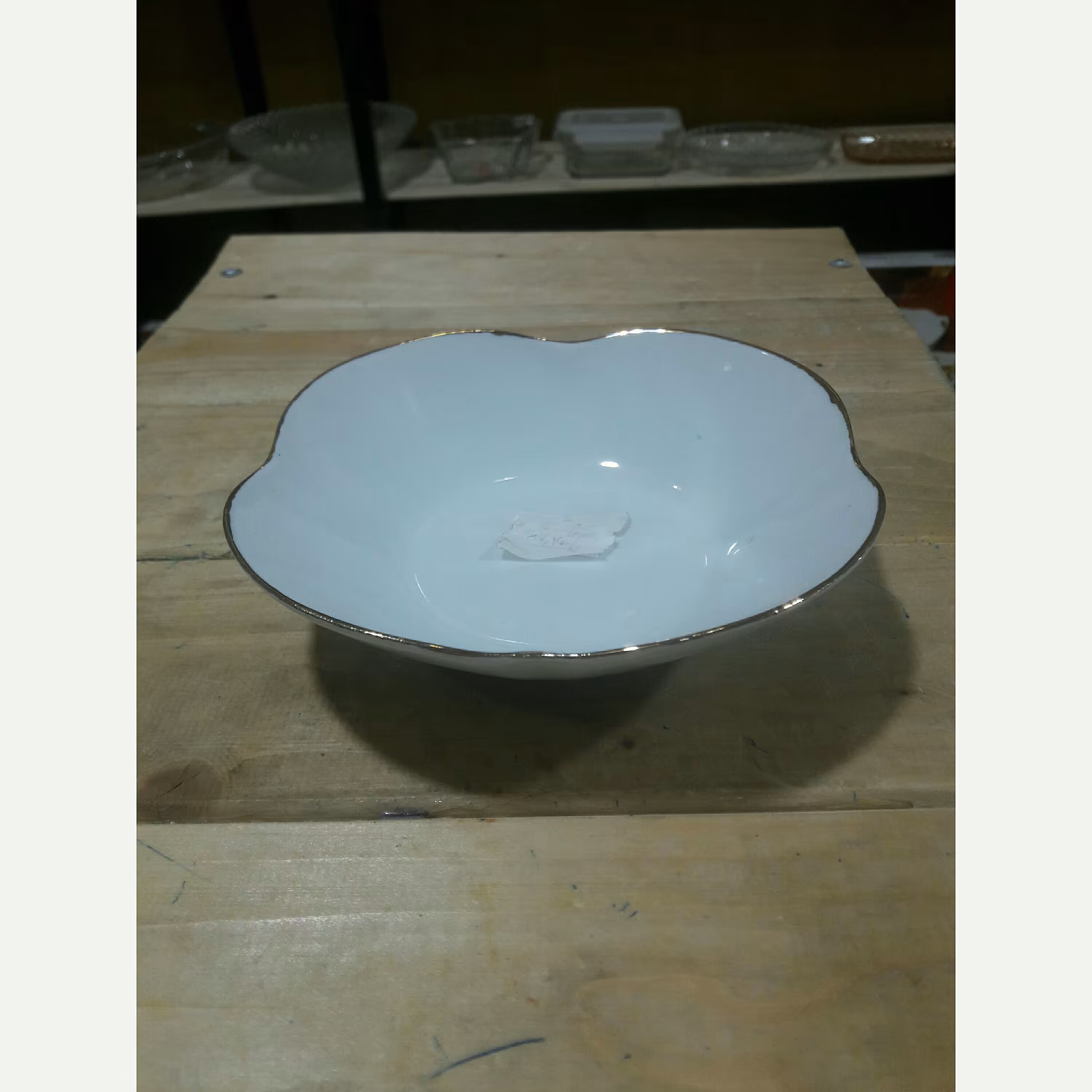 کاسه  6 پارچ   سایز 16 سانت چهارگوش چینی پردیس   جهت سرو ماست  و غیره    قابل استفاده در فر و ماکروویو