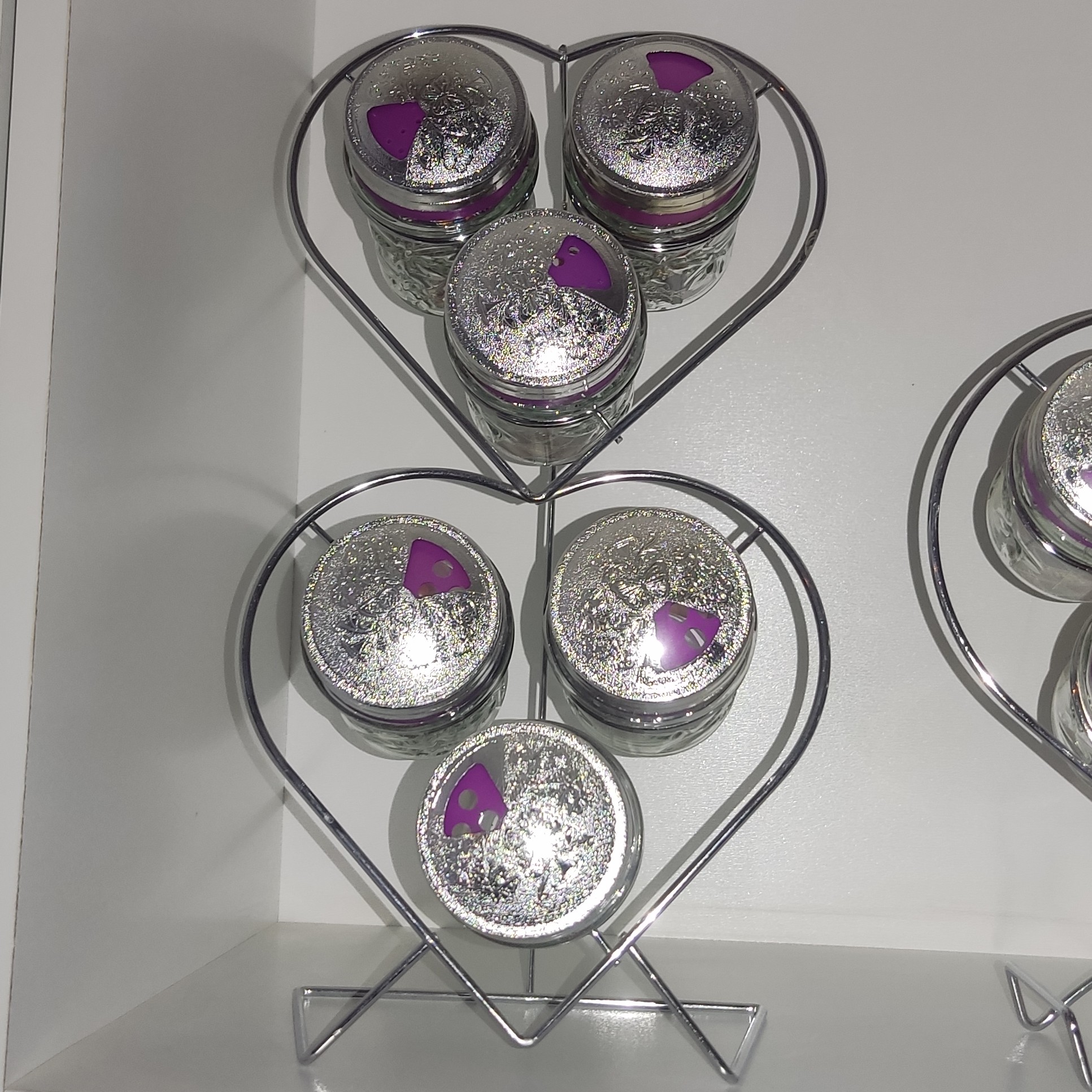 سرویس جاادویه6تایی کریستال طرح قلب