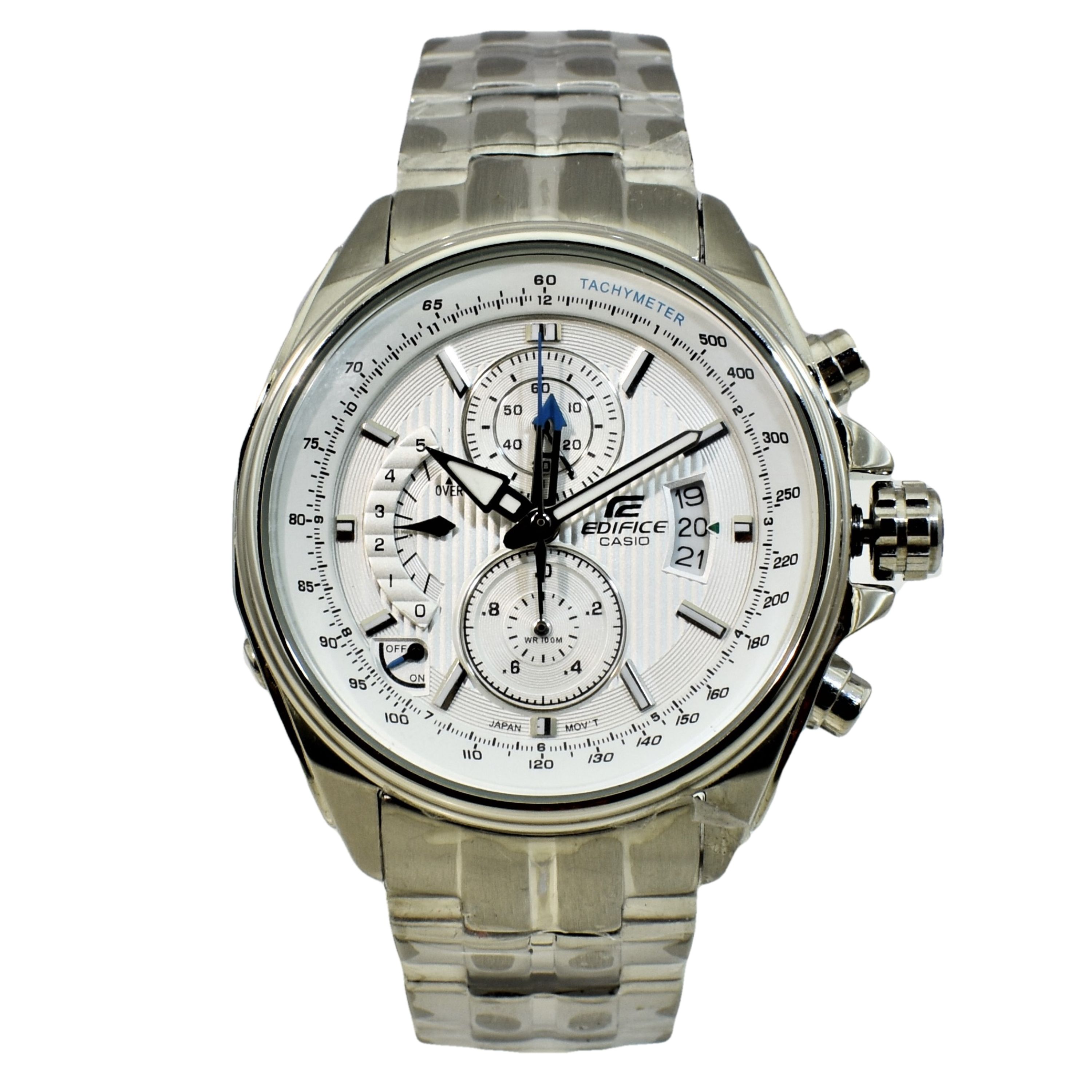 ساعت ادیفایس 5 موتوره کرنوگراف دارای آلارم  فول استیل CASIO Edifice 5468 EFR-303