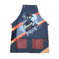 پیش بند باریستا رنگ خاکستری با کیفیت عالی مناسب برای کافی شاپ و رستوران