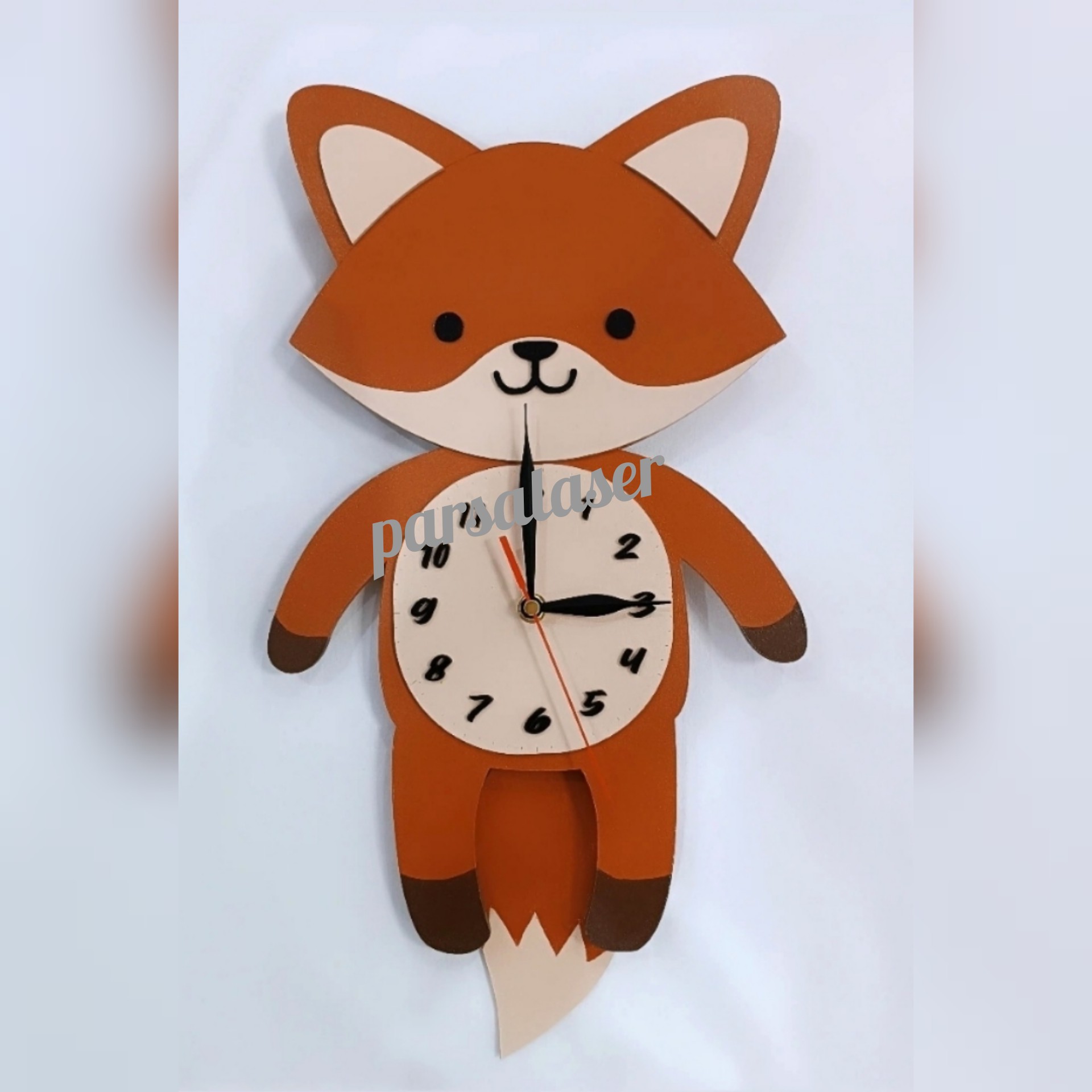 ساعت پاندول دار طرح روباه
