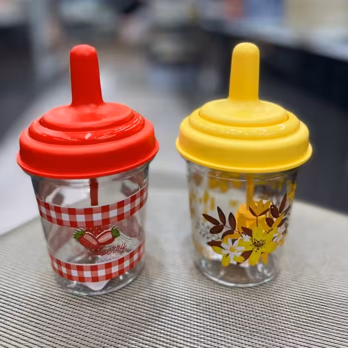 بانکه شیشه ای عسل و مربا ترک با کیفیت عالی 