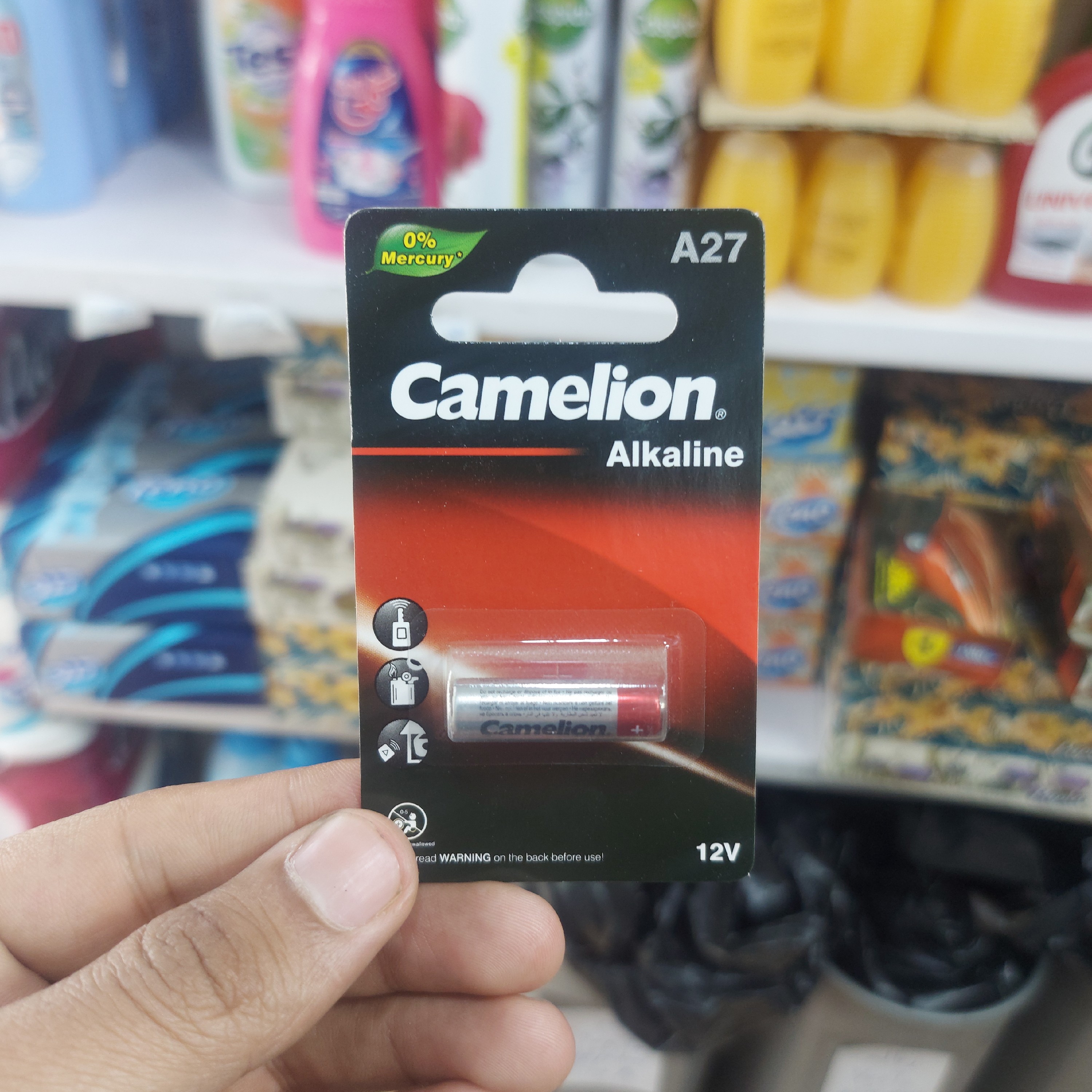 باتری ریموتی آلکالاین A27  کملیون