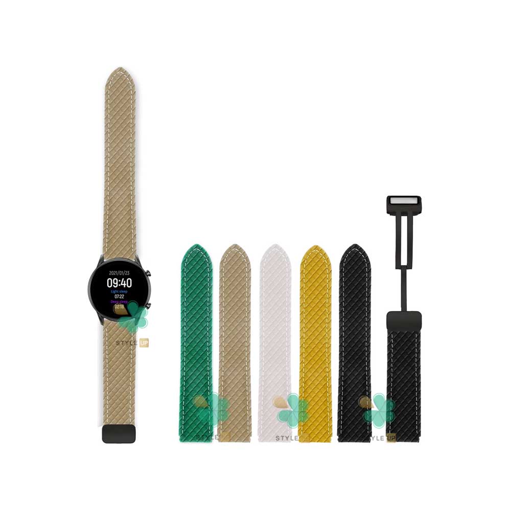 بند ساعت Leather Hive مناسب شیائومی Haylou RT2 LS10