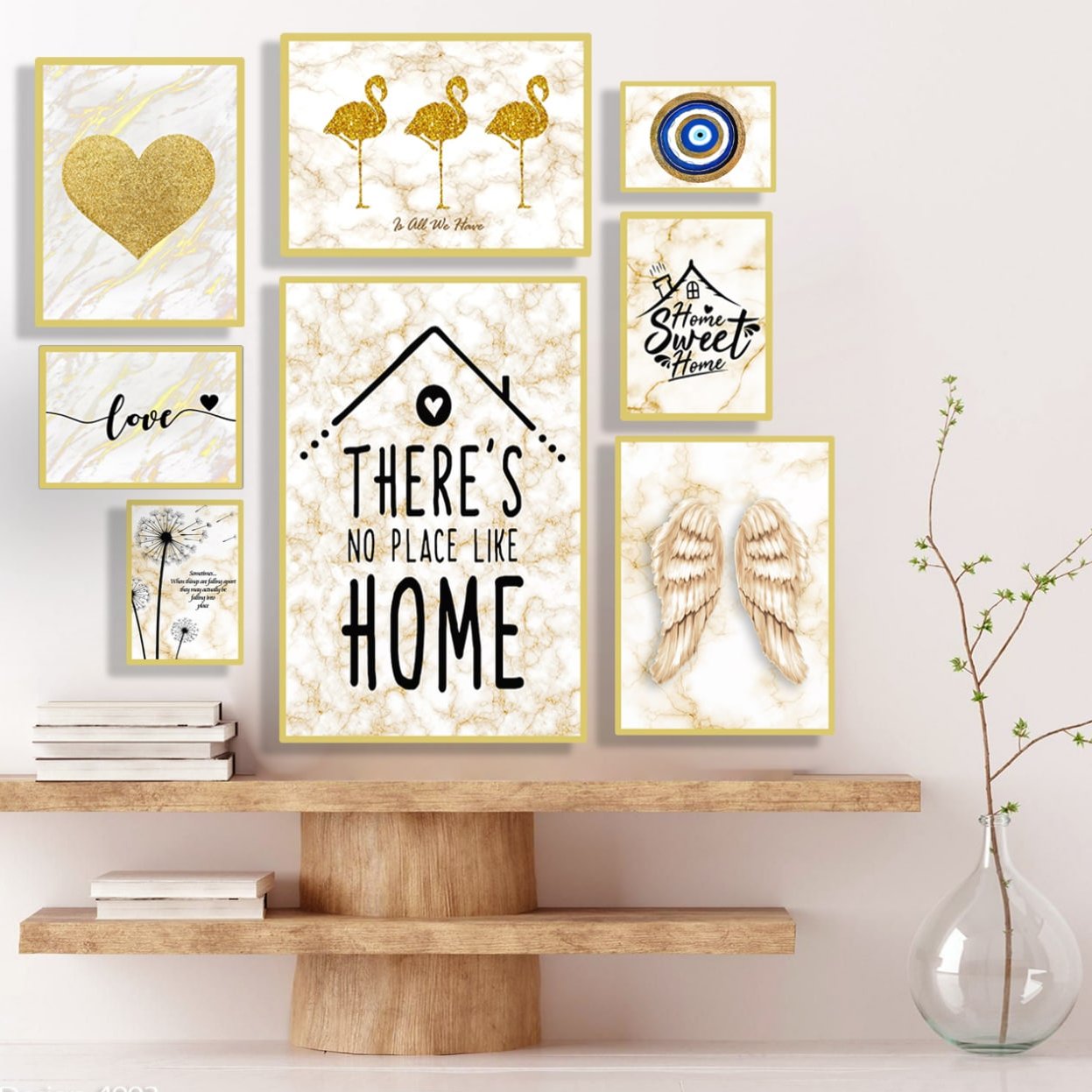 تابلو دکوراتیو 8 تکه با چاپ دیجیتال درجه یک