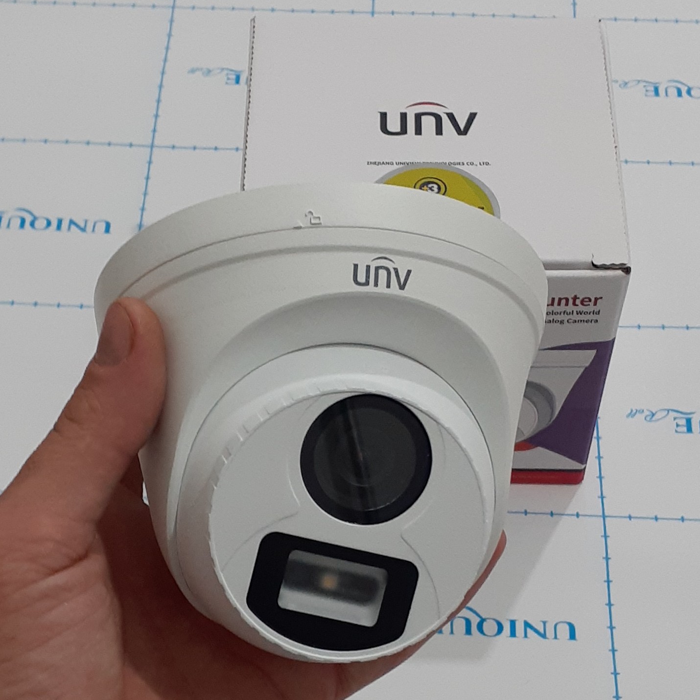 دوربین hd5مگاپیکسل رنگی یونی ویو دام پلاستیک محکم UAC-t115-f28-w