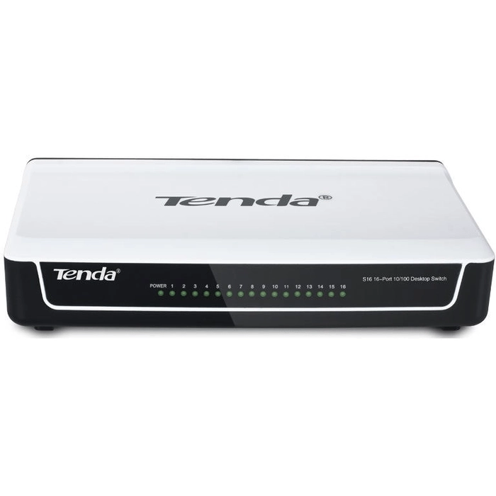 قیمت و خرید سوییچ شبکه 16 پورت تندا TENDA S16