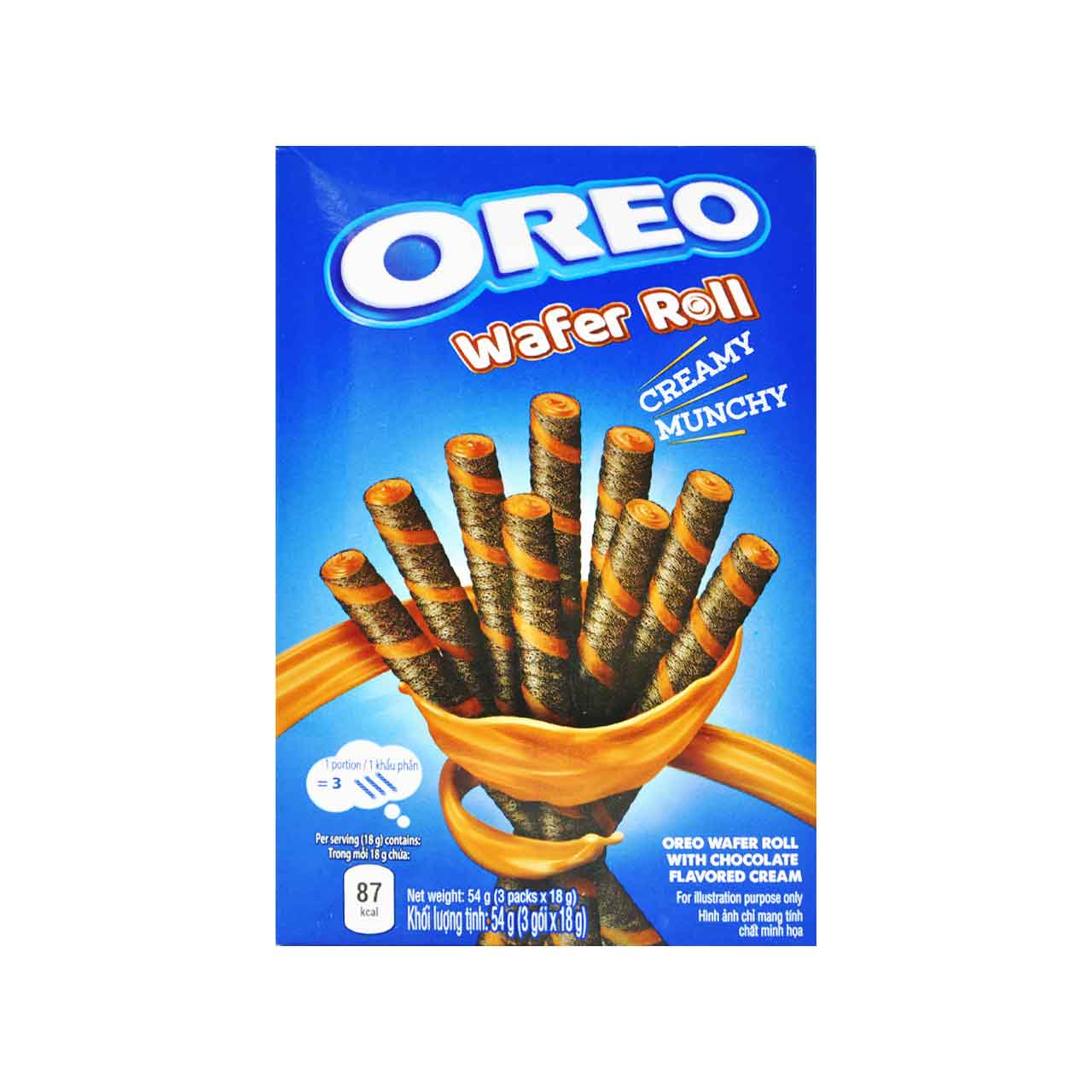 ویفر رول کرم شکلات 54 گرم اوریو - oreo