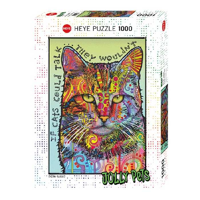 پازل 1000 تیکه heye مدل if cats could talk

