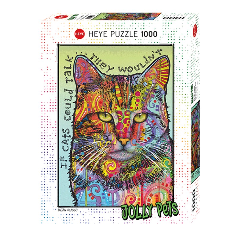 پازل 1000 تیکه heye مدل if cats could talk

